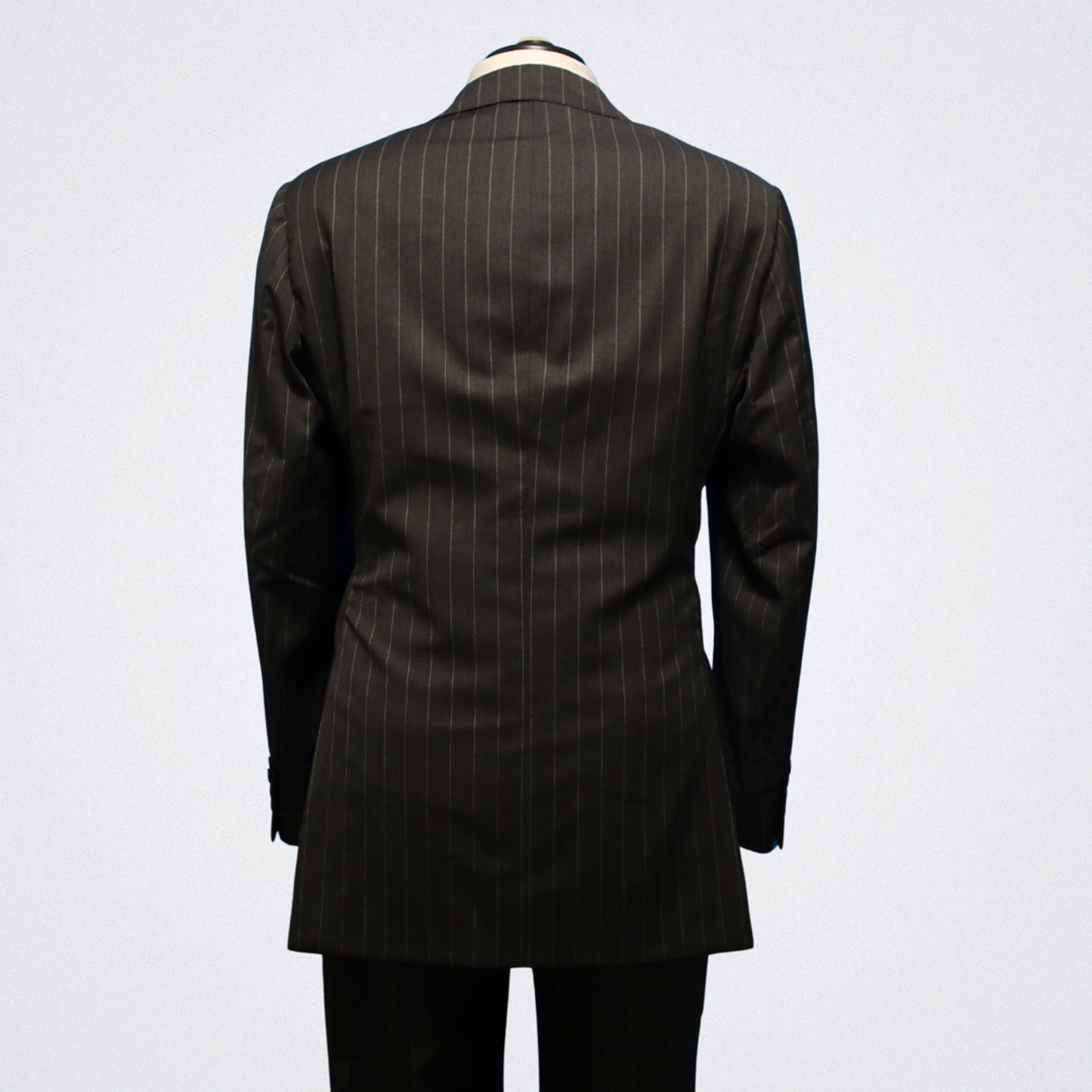 Samuelsohn Performance X Loro Piana EXTREME 2 Piece Suit 41L Charcoal Gray Super 120's Wool Dual Vent