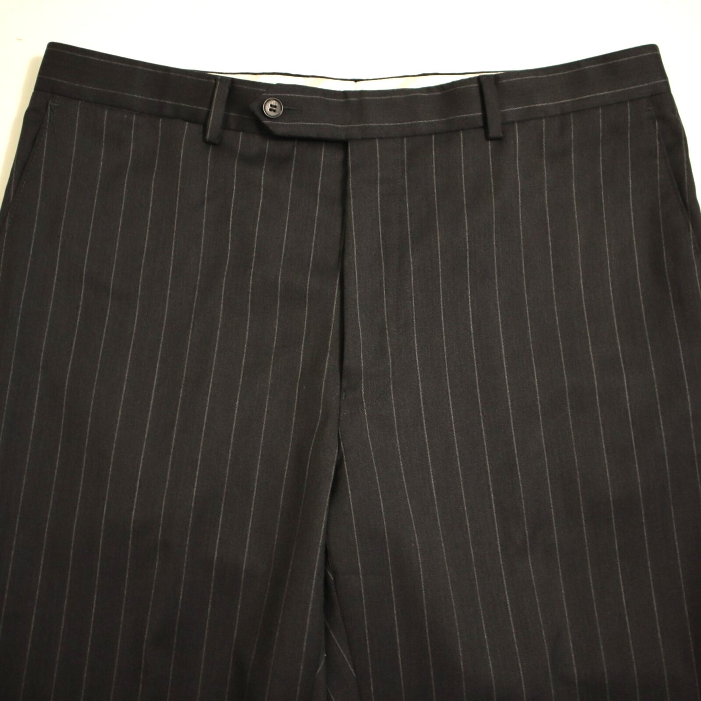 Samuelsohn Performance X Loro Piana EXTREME 2 Piece Suit 41L Charcoal Gray Super 120's Wool Dual Vent
