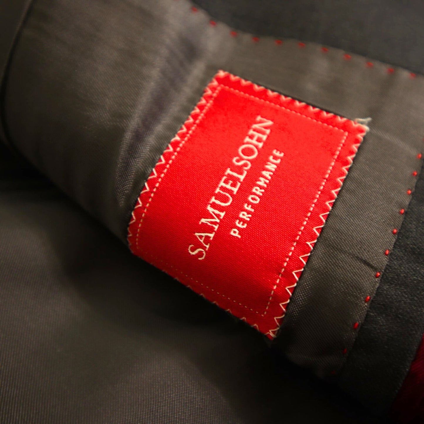 Samuelsohn Performance 2 Piece Suit 41L Gray Sharkskin Super 120s Loro Piana Daul Vent 2 Button