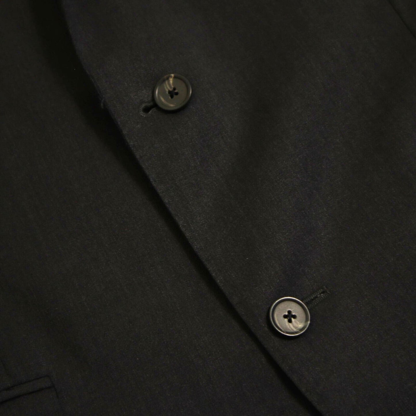 Samuelsohn Performance 2 Piece Suit 41L Gray Sharkskin Super 120s Loro Piana Daul Vent 2 Button