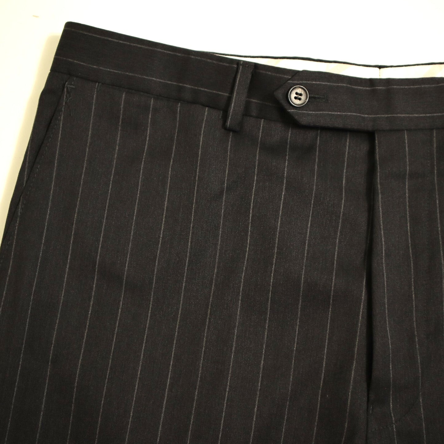 Samuelsohn Performance X Loro Piana EXTREME 2 Piece Suit 41L Charcoal Gray Super 120's Wool Dual Vent