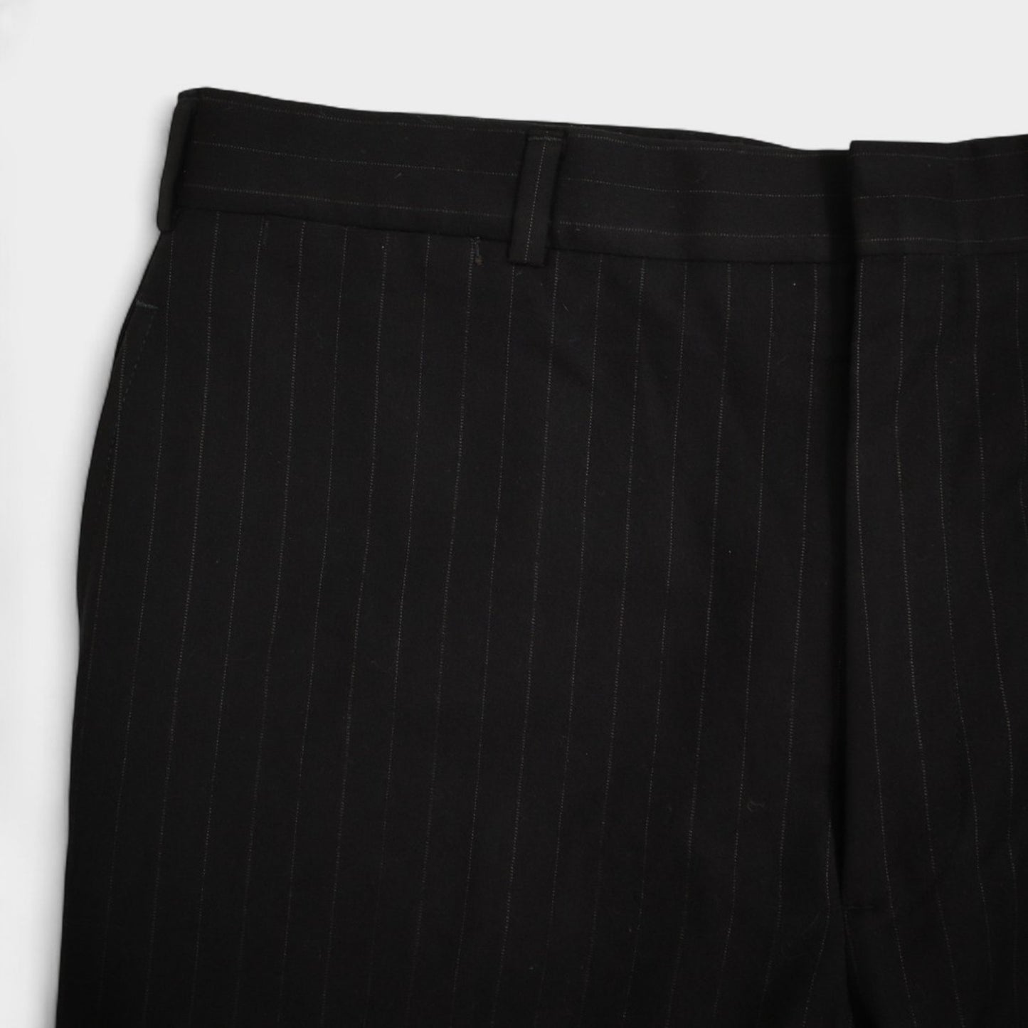 Brooks Brothers Makers 2 Piece Suit 41R Hand Tailored Charcoal Pinstripe Wool