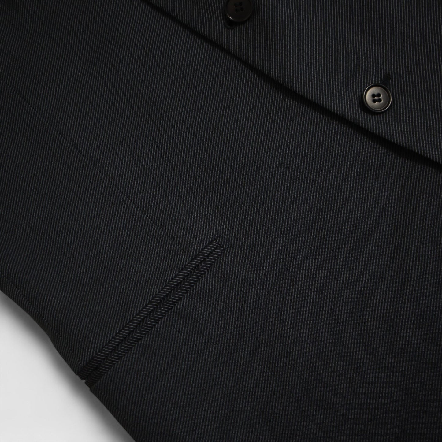 Pal Zileri X Cerruti 2 Piece Suit US 42R Blue Wool Silk Whipcord Pleat 3 Button Made in Italy