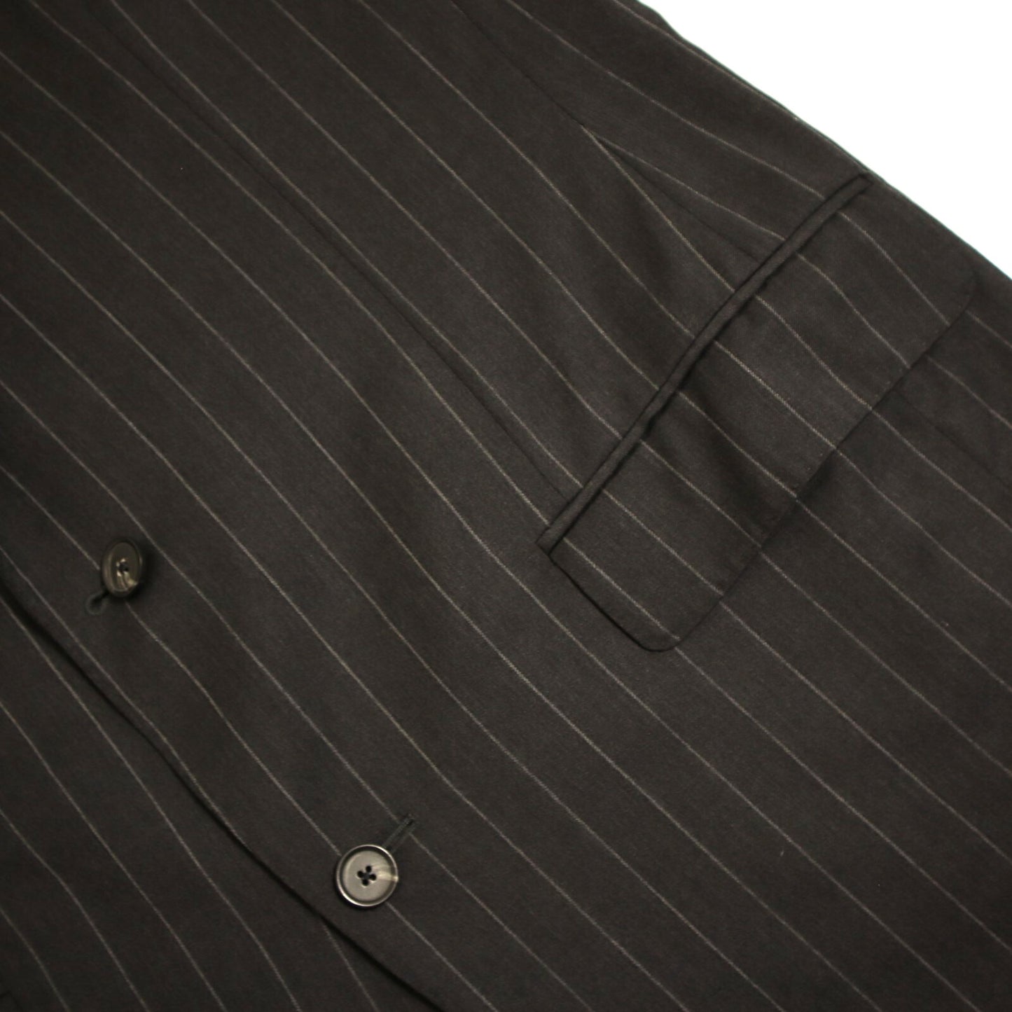 Samuelsohn Performance X Loro Piana EXTREME 2 Piece Suit 41L Charcoal Gray Super 120's Wool Dual Vent