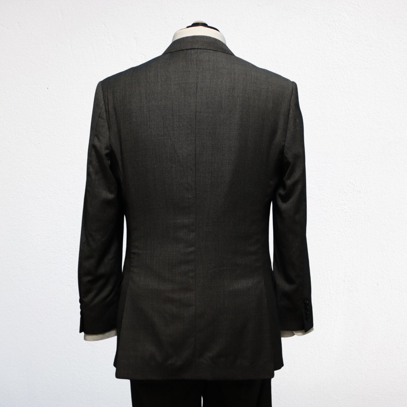 J Crew Ludlow 2 Piece Suit 42R Gray Tollegno 1900 Italian Wool Tailored Fit Back