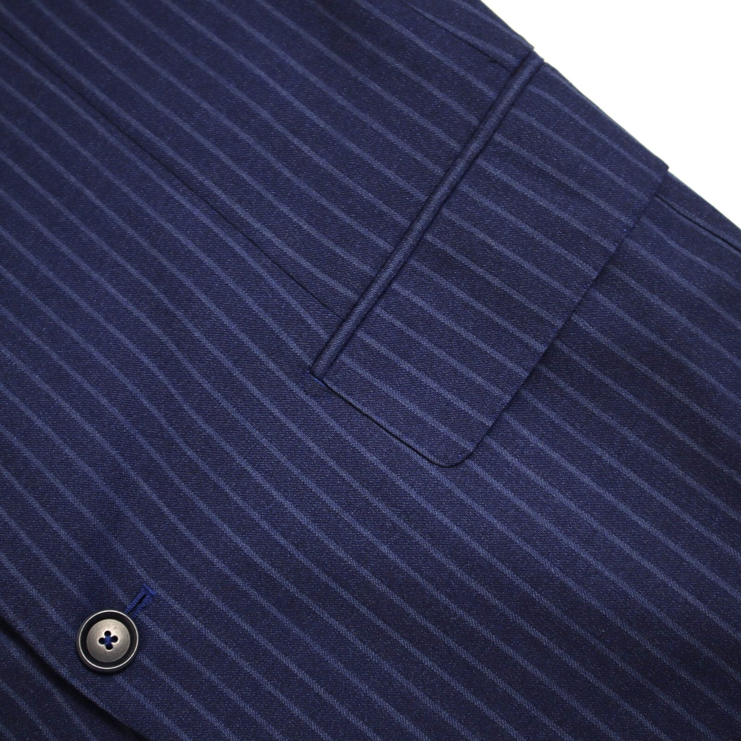 Current Paul Stuart Napoli Sport Coat US 38R Blue Pin Unstructured Made in Italy EU 48