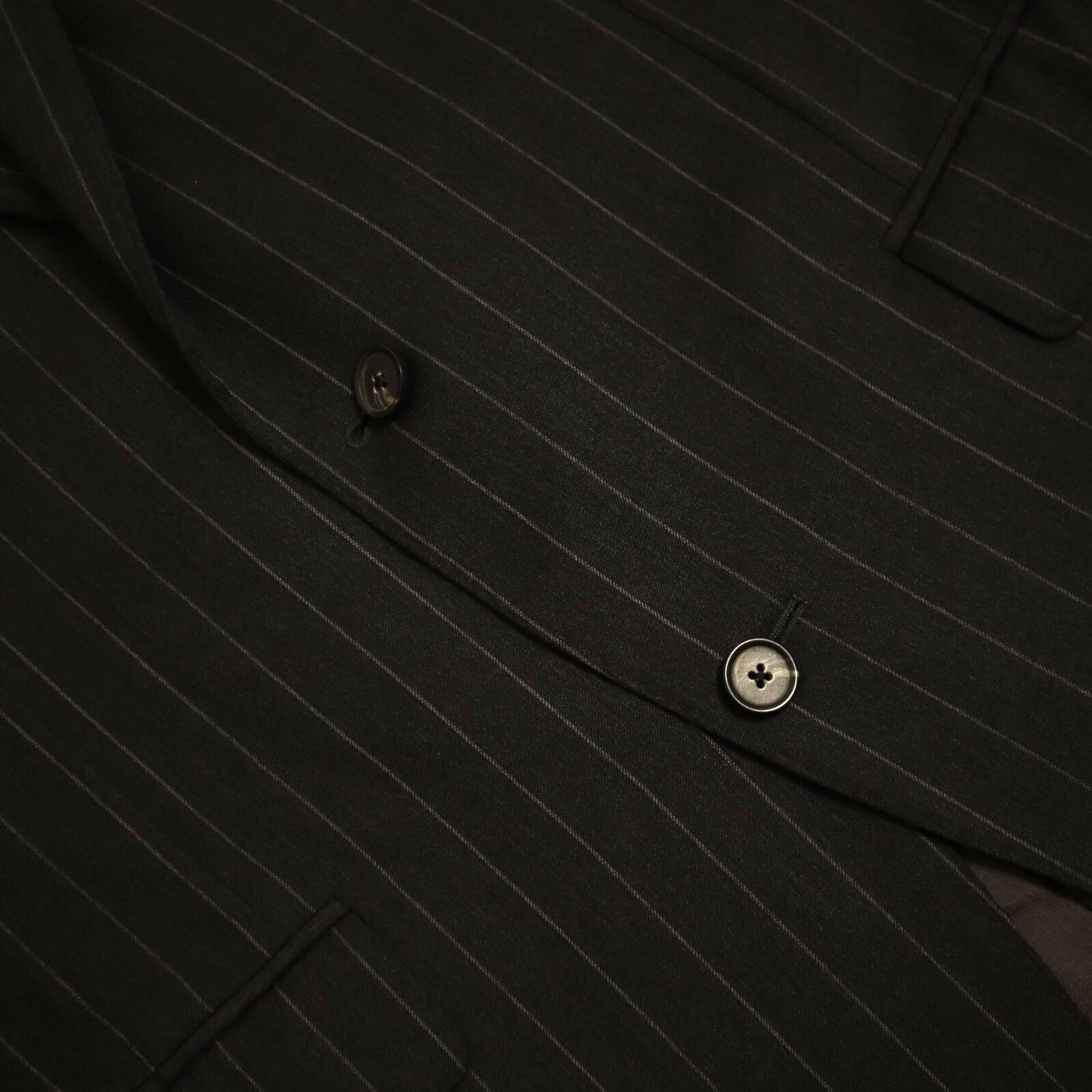 Samuelsohn Performance X Loro Piana EXTREME 2 Piece Suit 41L Charcoal Gray Super 120's Wool Dual Vent