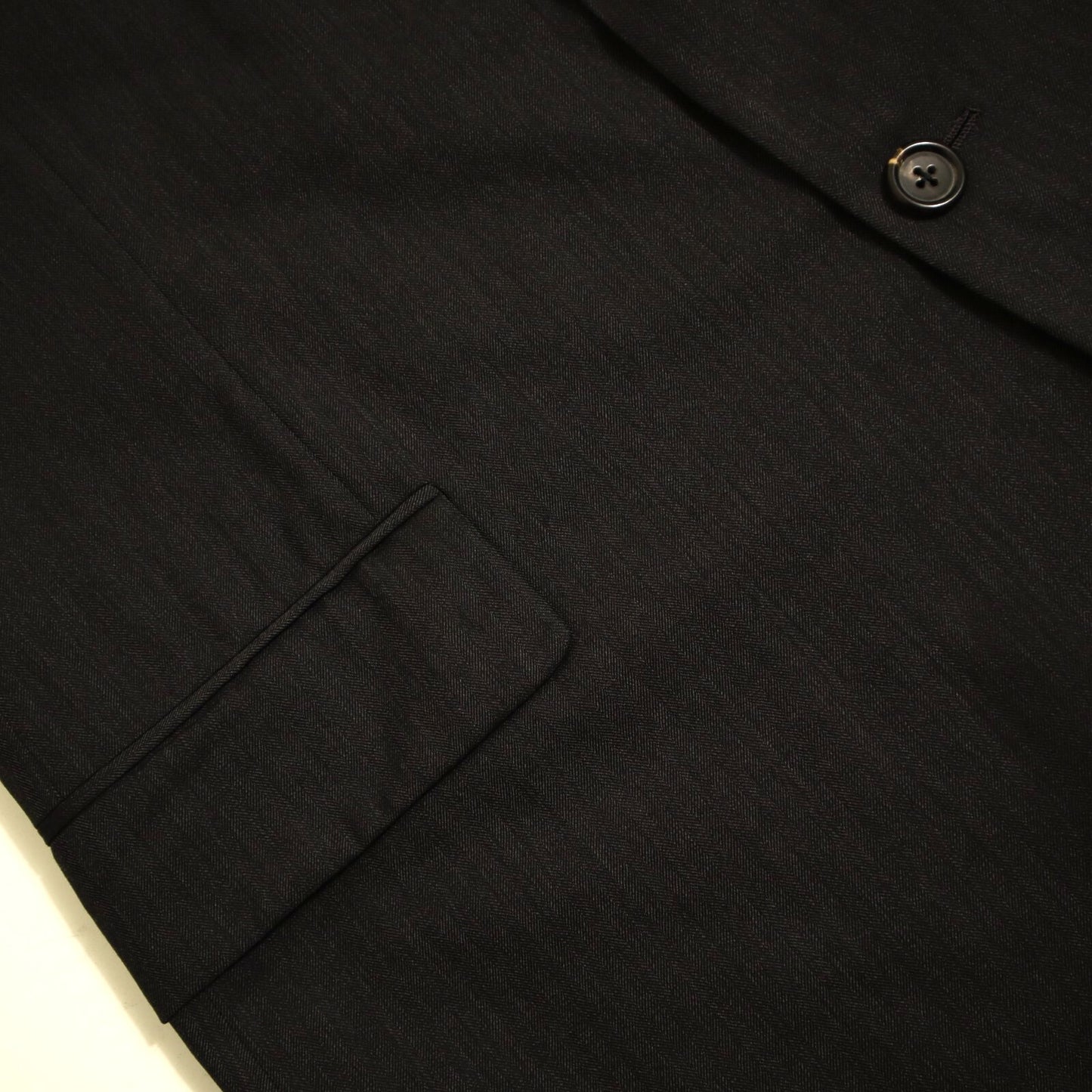 Brooks Brothers Golden Fleece 2 Piece Suit 44L Gray Tonal "Hand Tailored" Pleated Pants
