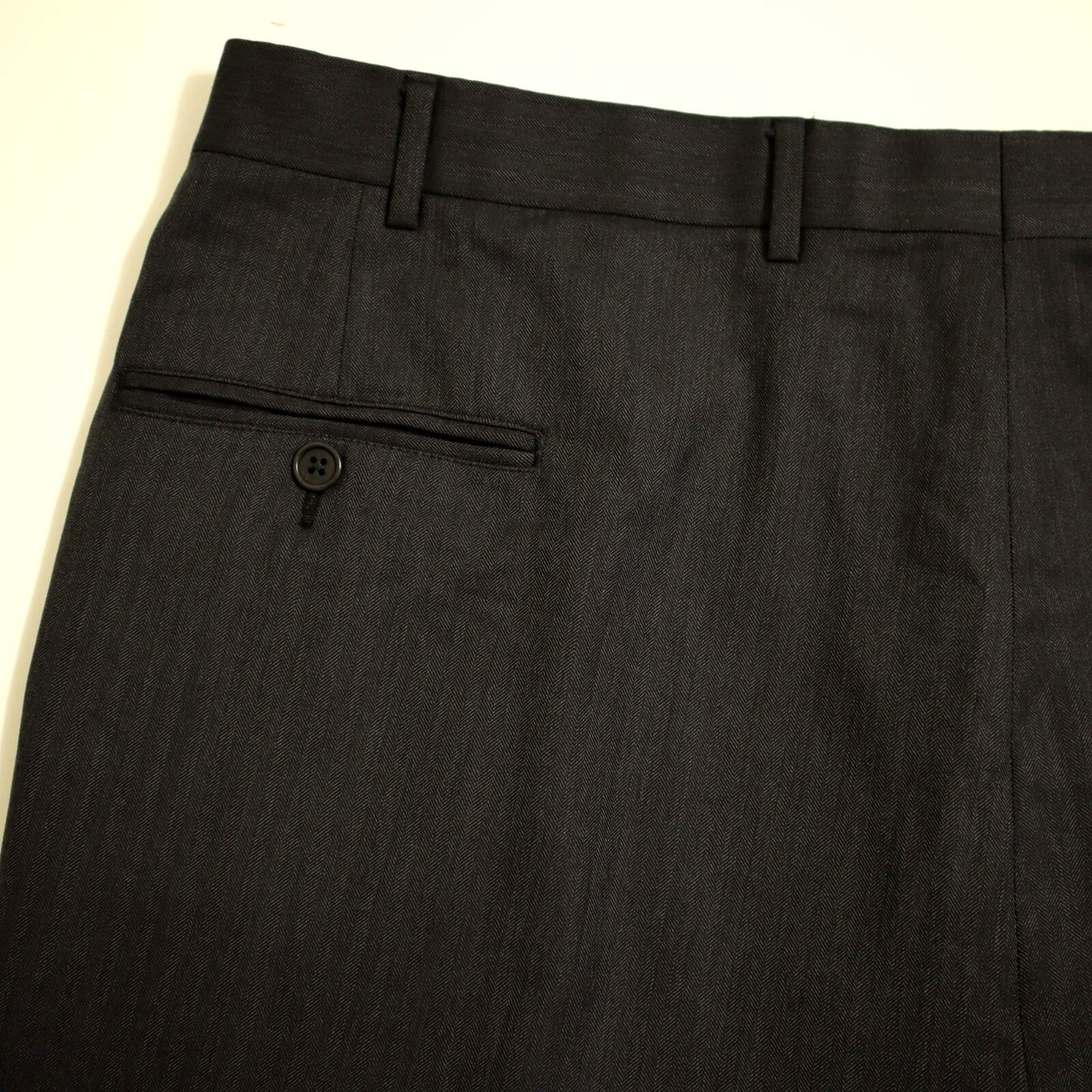 Brooks Brothers Golden Fleece 2 Piece Suit 44L Gray Tonal "Hand Tailored" Pleated Pants