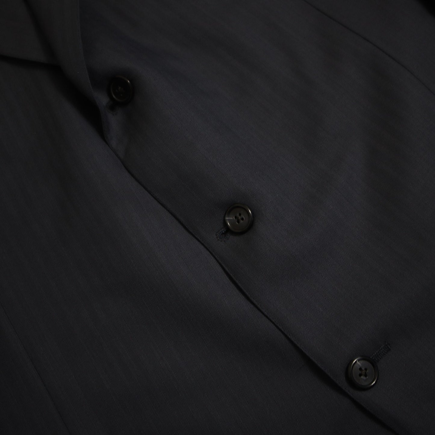 Brooks Brothers 2 Piece Suit 43L Blue Tonal Wool "MAKERS" Pleated 3 Button